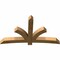 Ekena Millwork Davenport Rough Sawn Timber Gable Bracket, Western Red Cedar, 84"W x 49"H x 6"D x 6"F, 14/12 Pitch GBW084X49X0606DAV00RWR - alternate 4